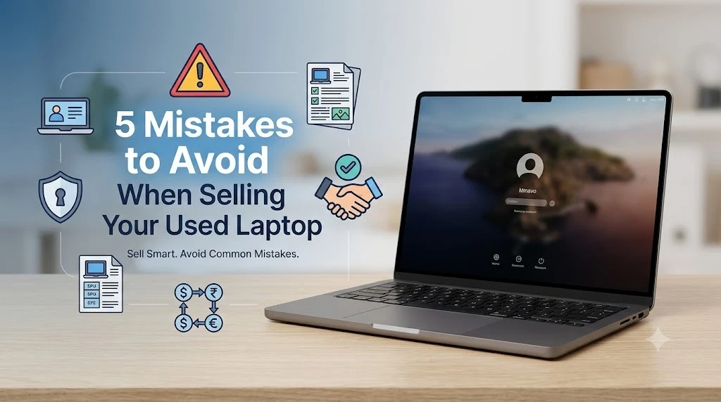 5 Mistakes to Avoid When Selling Your Used Laptop