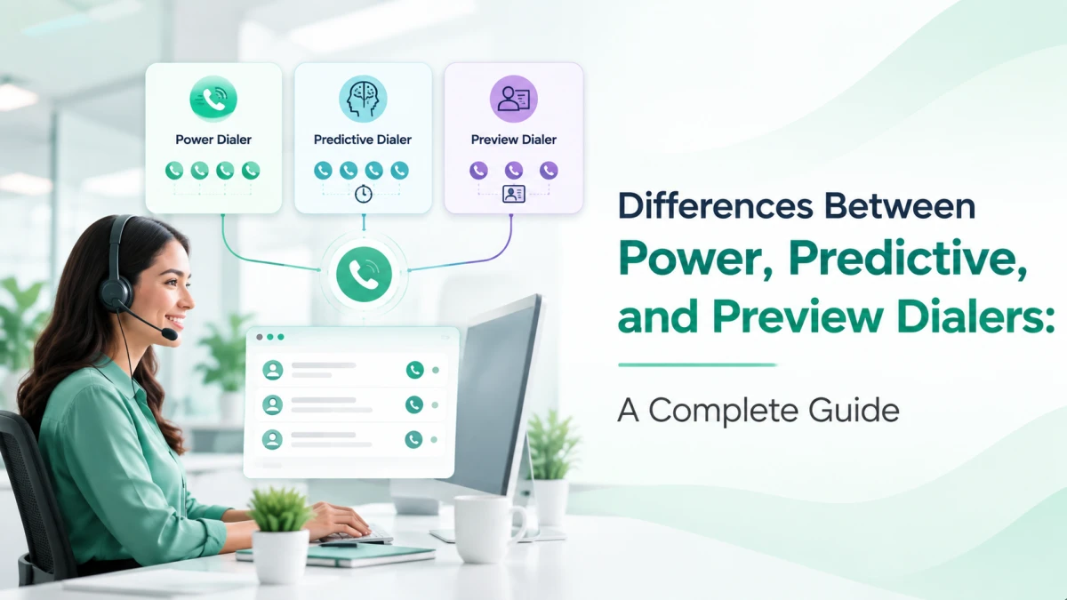 Differences Between Power, Predictive, and Preview Dialers: A Complete Guide
