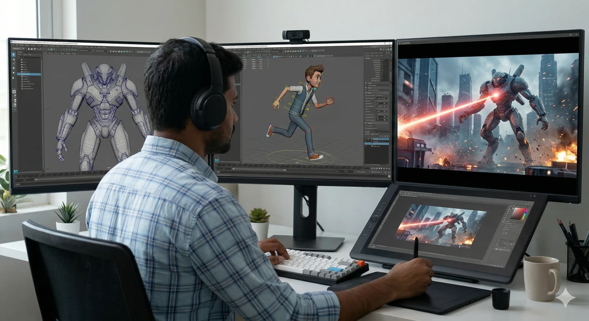 VFX and Animation Careers in India: Courses, Skills and Opportunities for Aspiring Creatives 