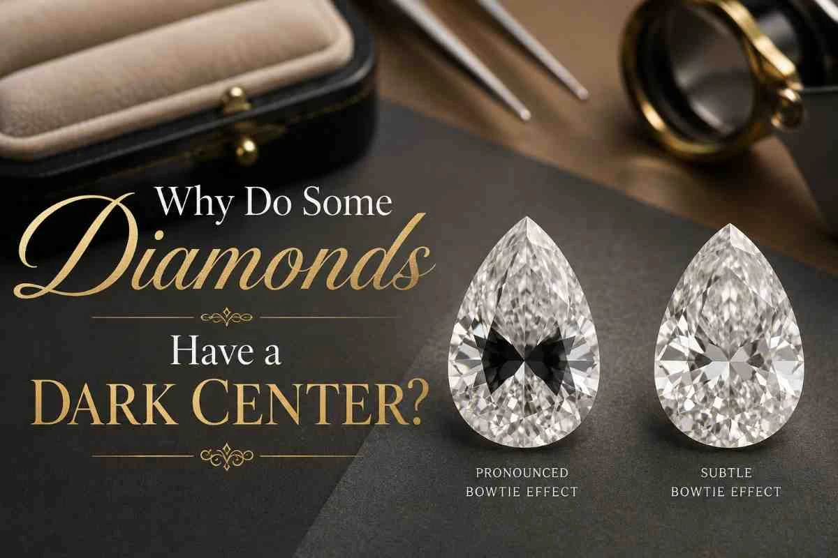 Why Do Some Diamonds Have a Dark Center?