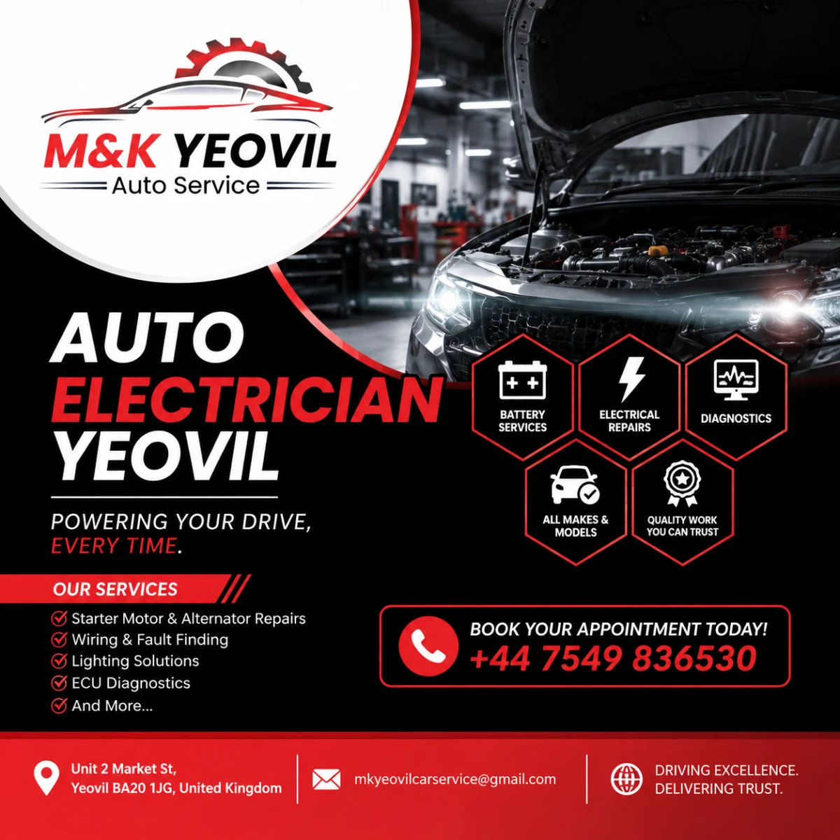 When Your Car Speaks in Silence: Reliable Care from M And K Yeovil Auto Service