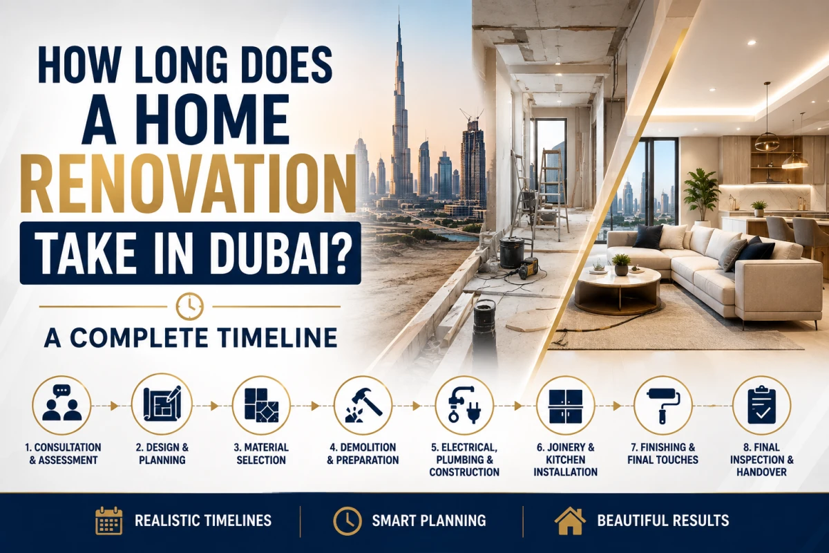How Long Does a Home Renovation Take in Dubai? A Complete Timeline