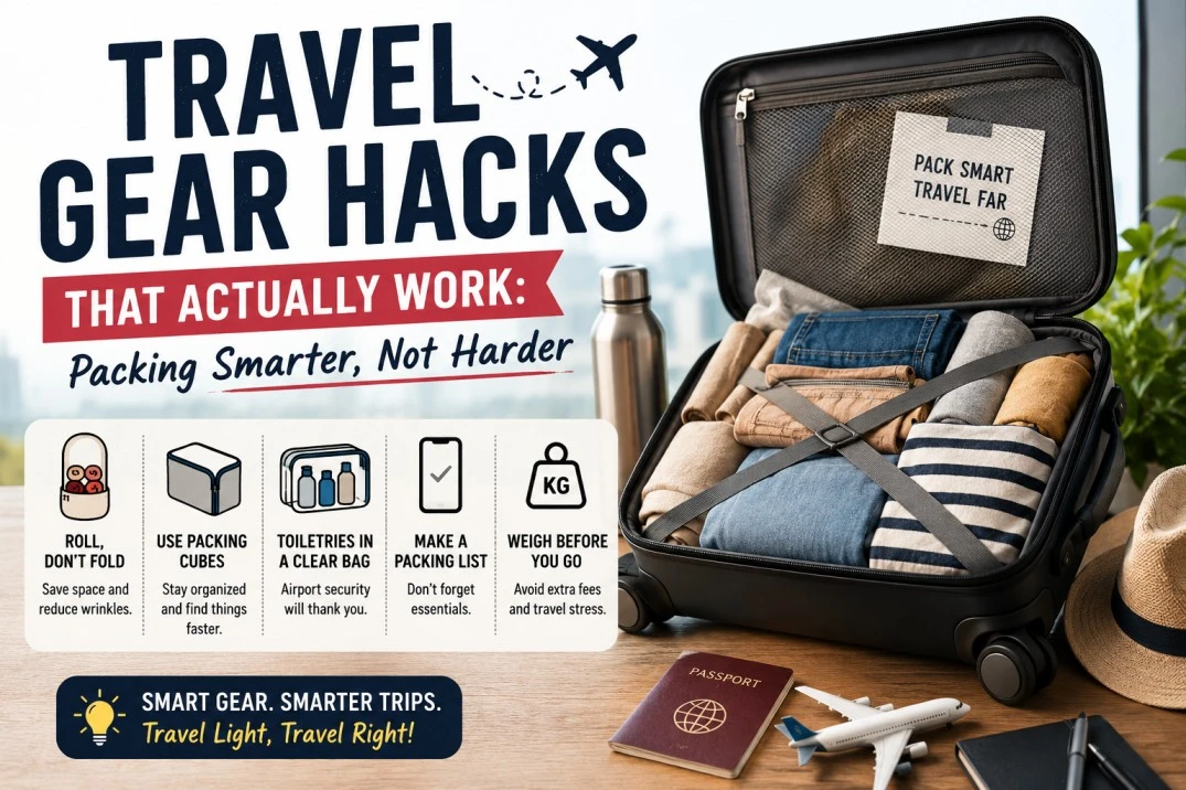 Travel Gear Hacks That Actually Work: Packing Smarter, Not Harder