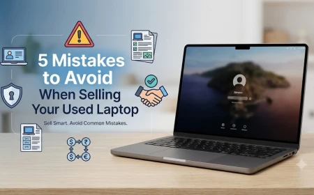 5 Mistakes to Avoid When Selling Your Used Laptop