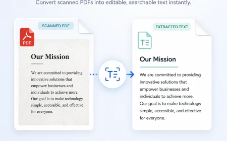 Best PDF to Text Converters for Scanned Documents
