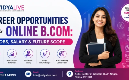 Career Opportunities after Online B.Com: Jobs, Salary & Future Scope 