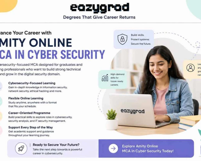 Amity Online MCA in Cyber Security: A Complete Guide for Aspiring Cybersecurity Professionals