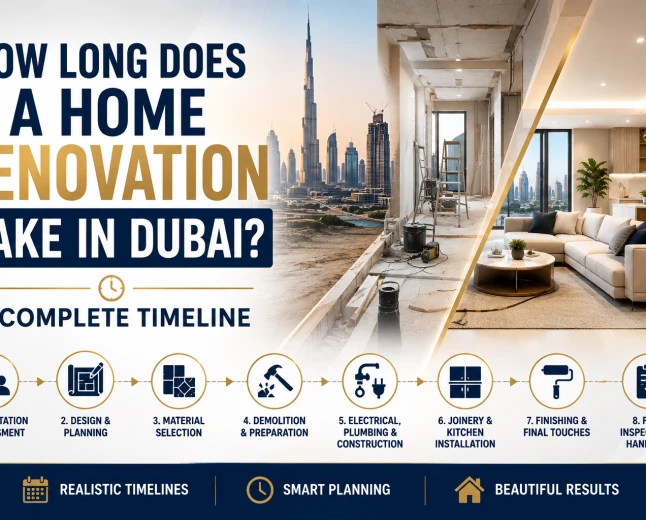 How Long Does a Home Renovation Take in Dubai? A Complete Timeline