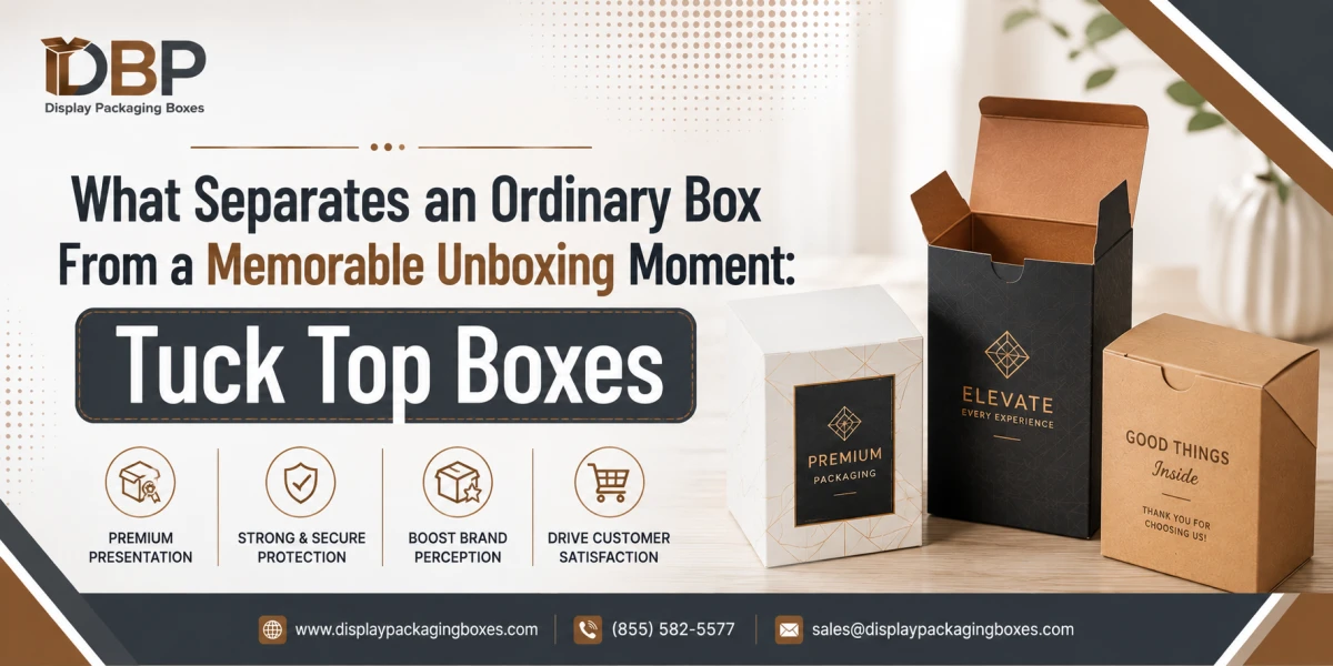 What Separates an Ordinary Box From a Memorable Unboxing Moment: Tuck Top Boxes