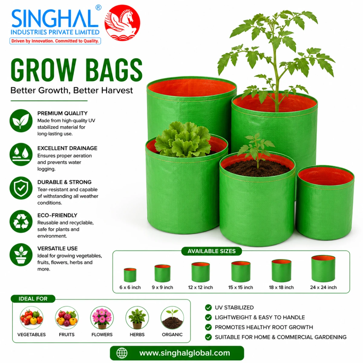 Top Benefits of Using Grow Bags for Healthy Plant Growth