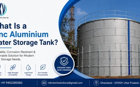 What Is a Zinc Aluminium Water Storage Tank?