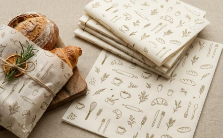 Custom Wax Paper Sheets | Printed Food Wrapping Paper
