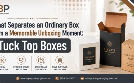 What Separates an Ordinary Box From a Memorable Unboxing Moment: Tuck Top Boxes